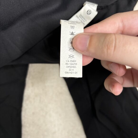 Lululemon Align High Rise Jogger Full Length 28" Womens 2 Black Athleisure Soft‎ - Picture 5 of 15